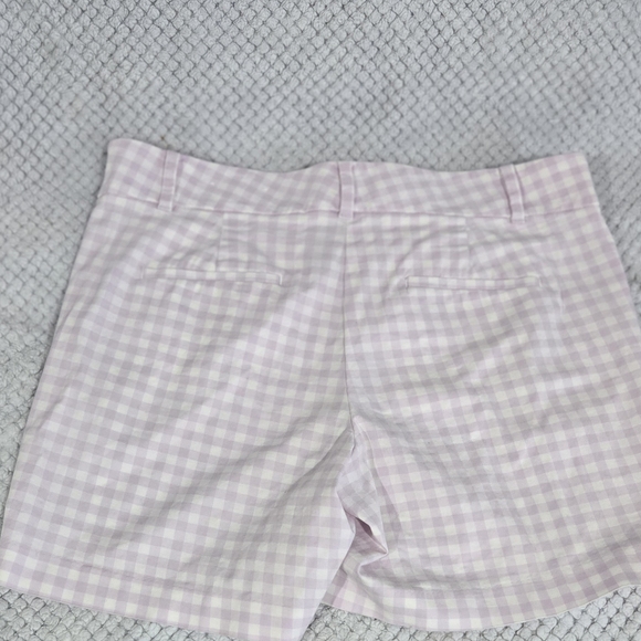 Purple Gingham Women's Shorts - Picture 2 of 6